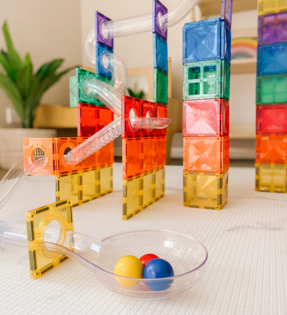 Connetix Tiles | 92 Piece Ball Run Set